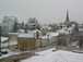  toits d'immeubles recouverts de neige